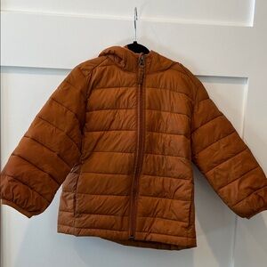 Amazon Essentials Kids Tan Puffer Jacket